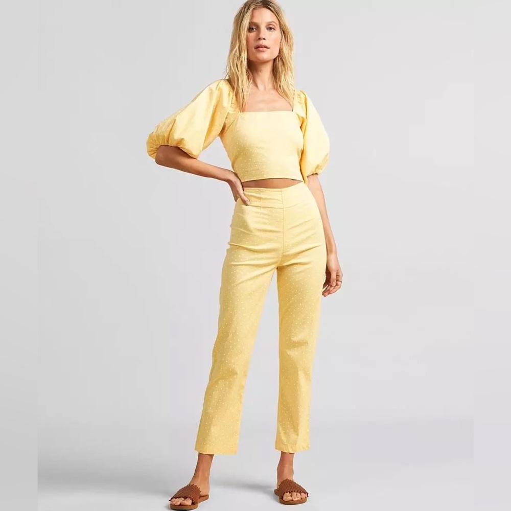 BILLABONG Moonlight Polka Dot Stretch Set Top and Pants